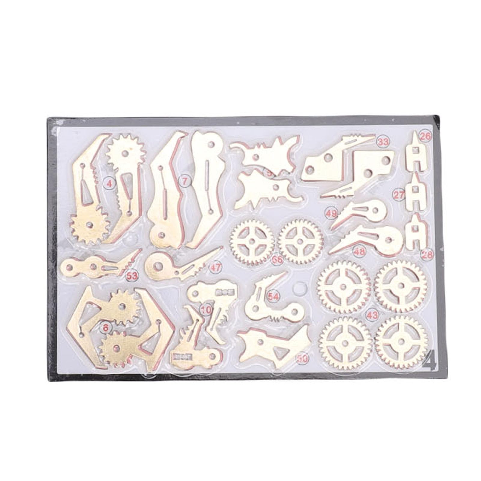 Sxhlseller Kit Fai da Te Puzzle in Metallo 3D |Blocchi di Costruzione Modello Meccanico STEM per Bambini Adulti (GOLD)
