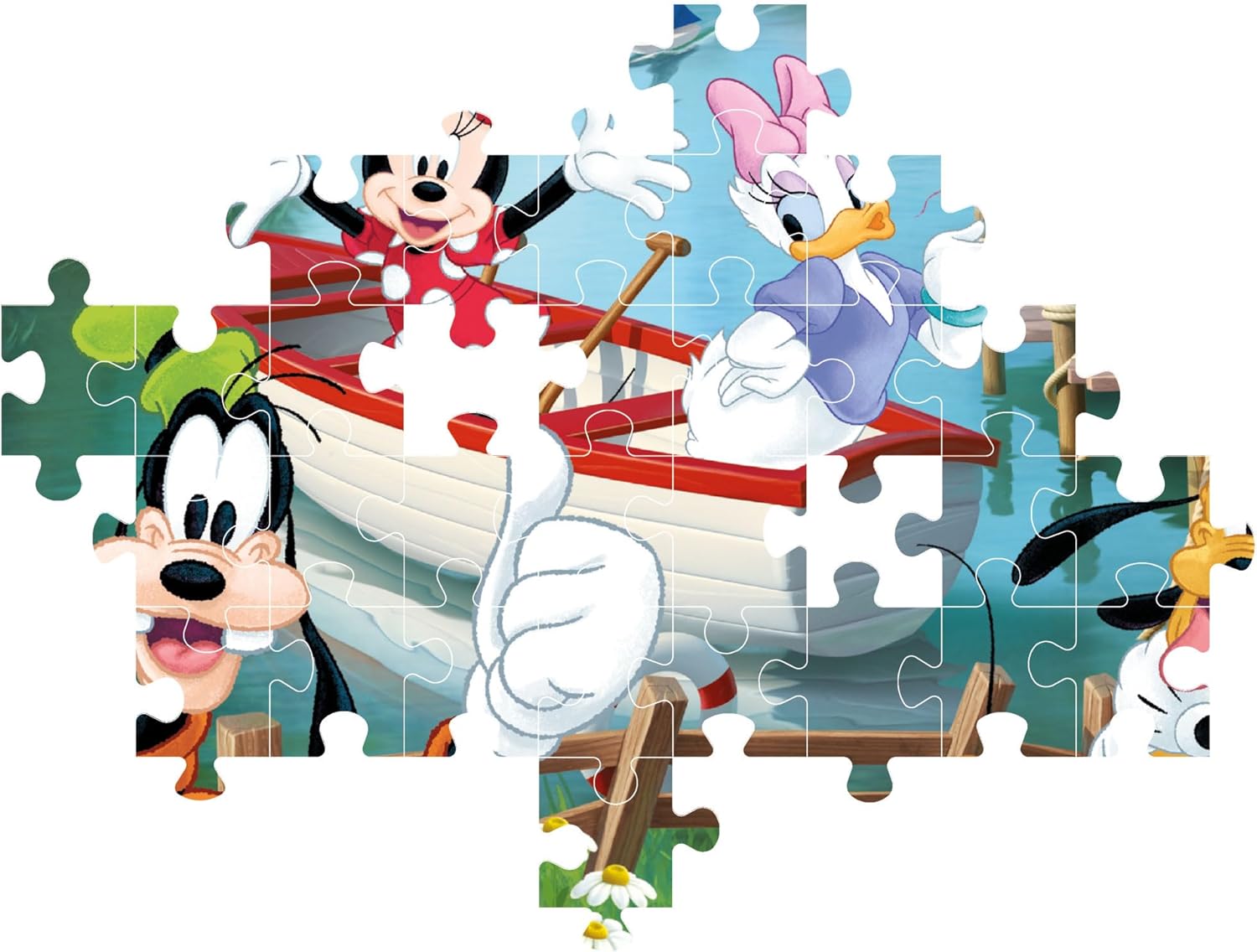 Clementoni - Disney Classics Supercolor Classics-60 Pieces Children 4 Years, Cartoons, Puzzles, Made in Italy, Multicoloured, 26594