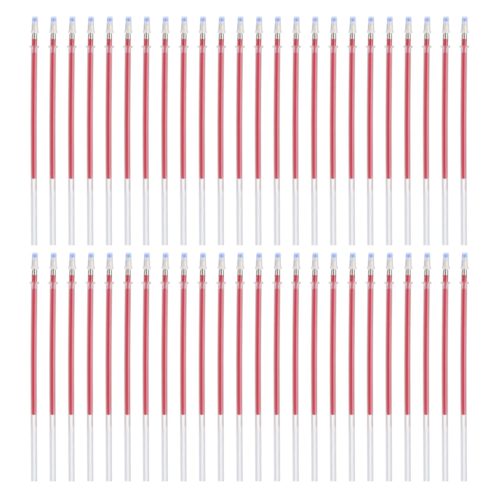 PATIKIL 0.8mm Gel Pens Refills, 48 Pack Glitter Gel Pens Sparkle Metallic Ink Medium Point Colored Refill Set for Adults Coloring Books Journaling Scrapbooking Art Drawing, Red — image 1