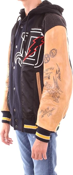 Amazon | [Diesel] (ディーゼル) メンズ ジャケット 素材切り替え