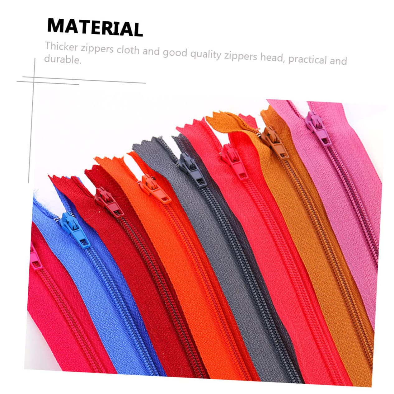 Artibetter 100pezzi Cerniere in Nylon Per Cucire Cerniere Spirale in Nylon Per Lavori Di Cucito Su Misura Colorate in Per Abbigliamento Valigie Borse e Stivali