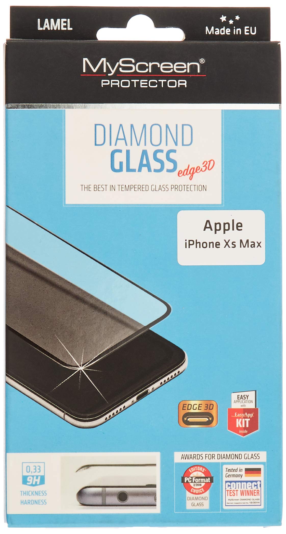 myScreen Diamond Glass edge3D for Apple iPhone Xs Max/11 Max Pro