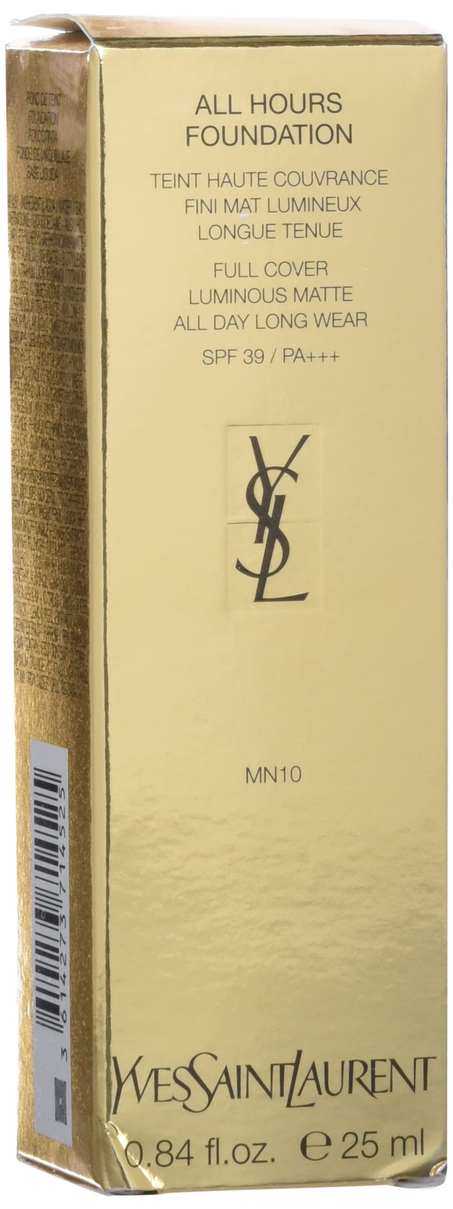ALL HOURS FOUNDATION encre de peau #MN10 25 ml