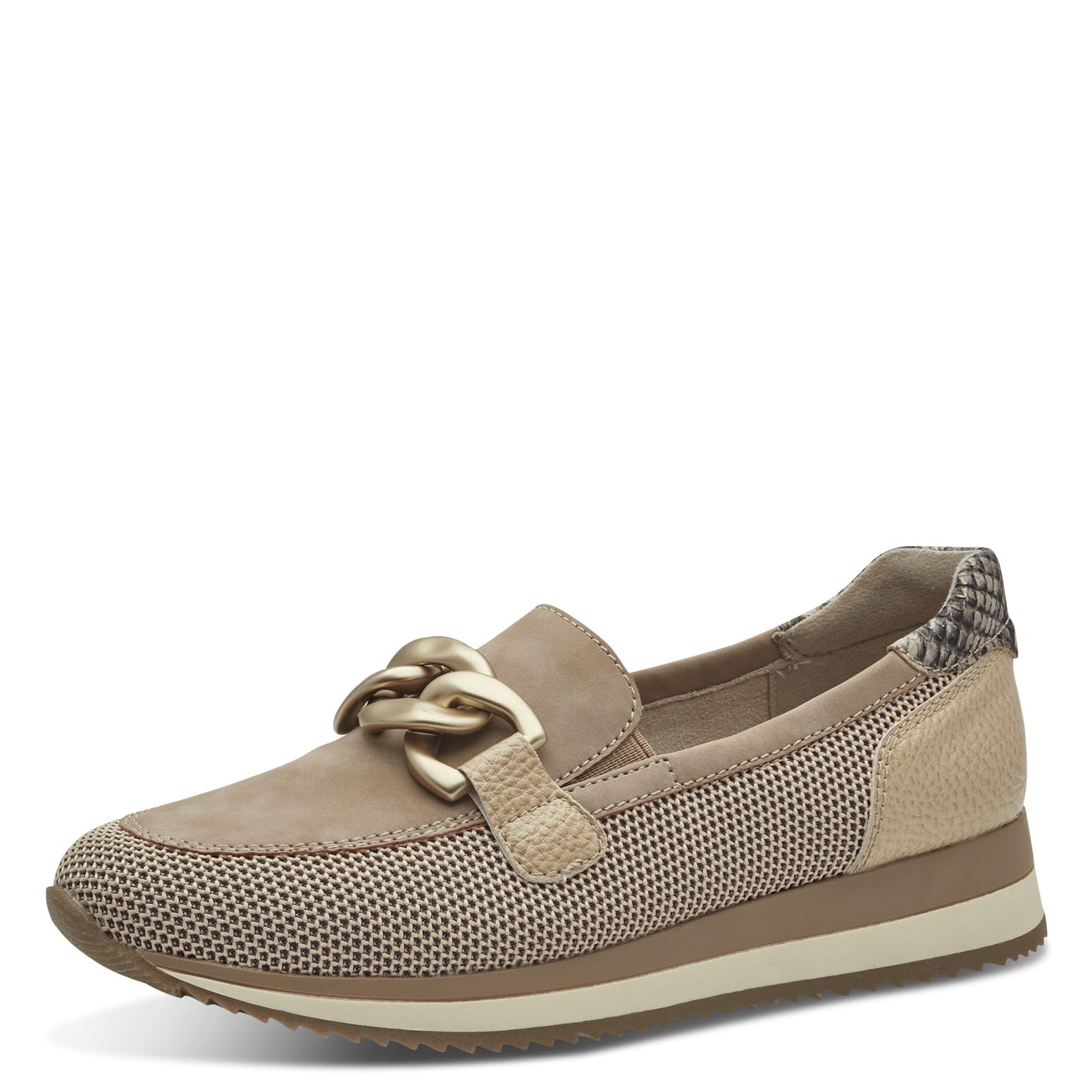Jana Women’s Slip-Ons Elegant Vegan, Taupe, 6,5 UK