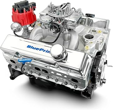 BluePrint Engines GM Small Block Compatible 350 c.i. Engine - 341 HP - Base Dressed - Carbureted