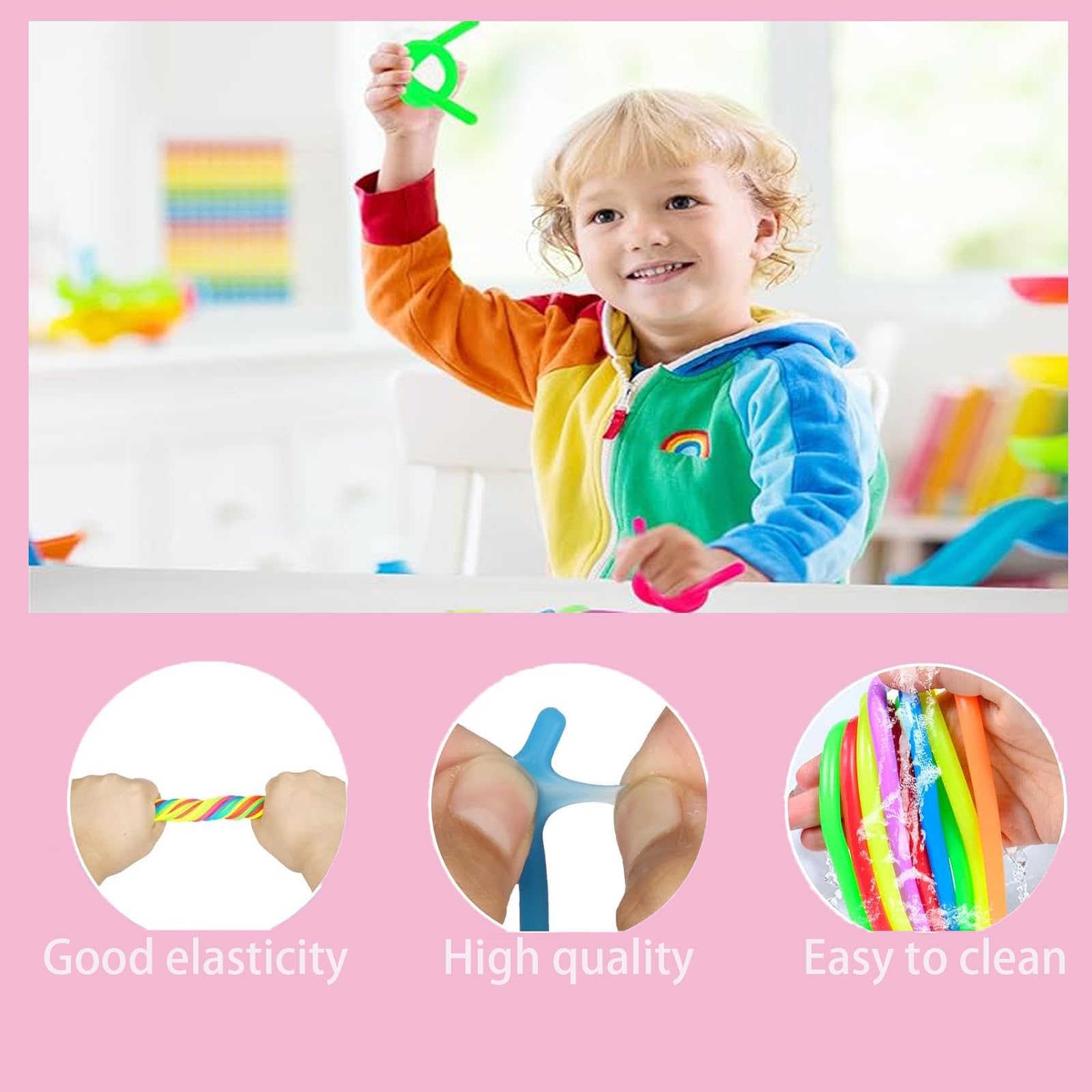 36 Pcs Monkey Noodles, Fidget Noodles, Monkey Noodles Fidget Toy ...