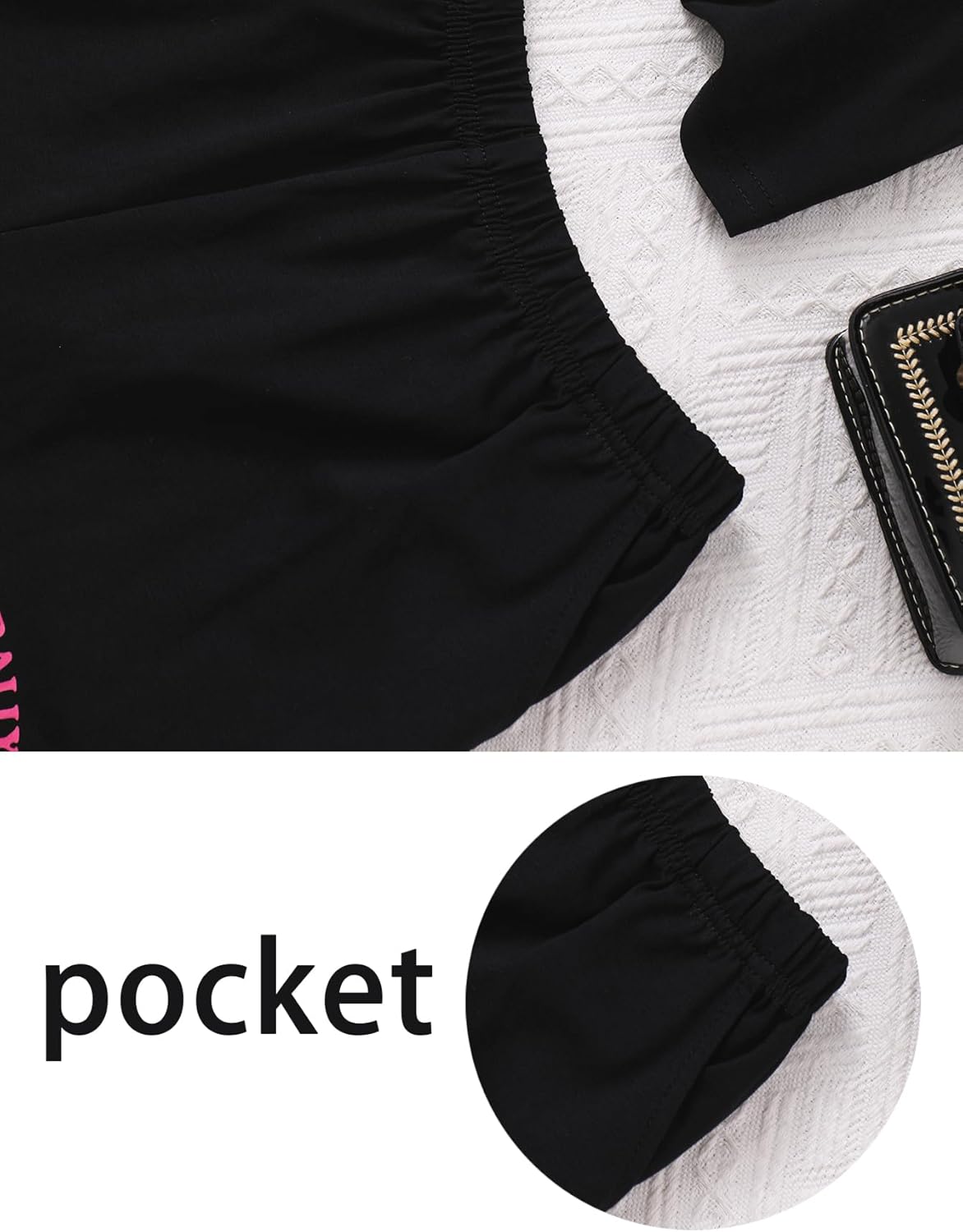 NEW 6-14 Years Girls 2 Piece Outfits Cotton T-Shirt and Shorts Set with Pockets Casual Wear - Image 4