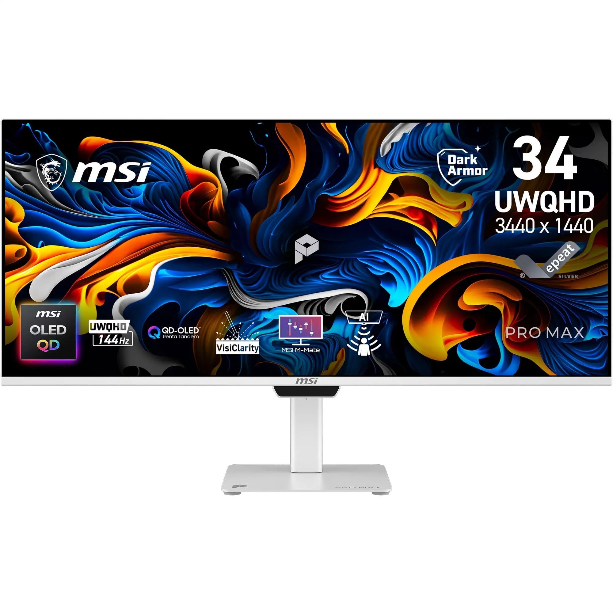 MSI Pro Max 341QPXW14G Écran Professionnel 34" UWQHD