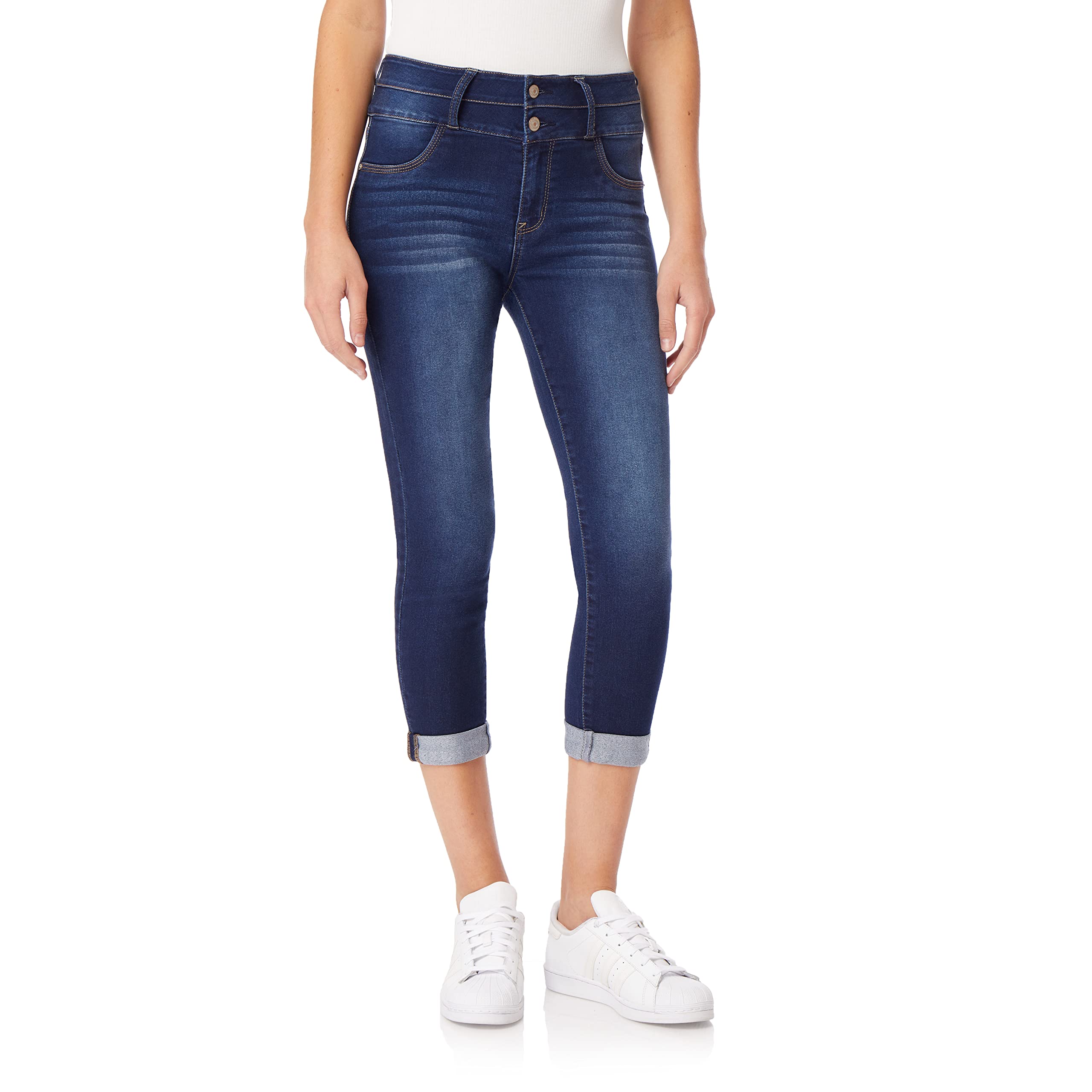 Photo 1 of WallFlower Women's Sassy Crop High-Rise Insta Soft Juniors (Standard and Plus), Riverton, 16 Plus