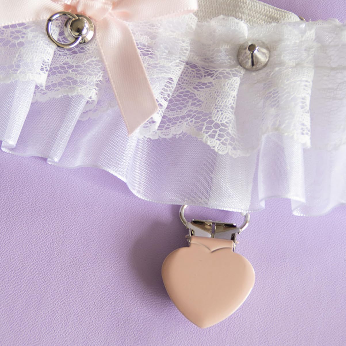 CALLARON Körper Knöchel Hüftkette Fußkettchen Brautstrumpfbänder Für Die Braut Hochzeitshufeisen Brautaccessoires Für Die Braut Gürtel Bein Für Frauen Rave Gothic Heben Metall Weiß