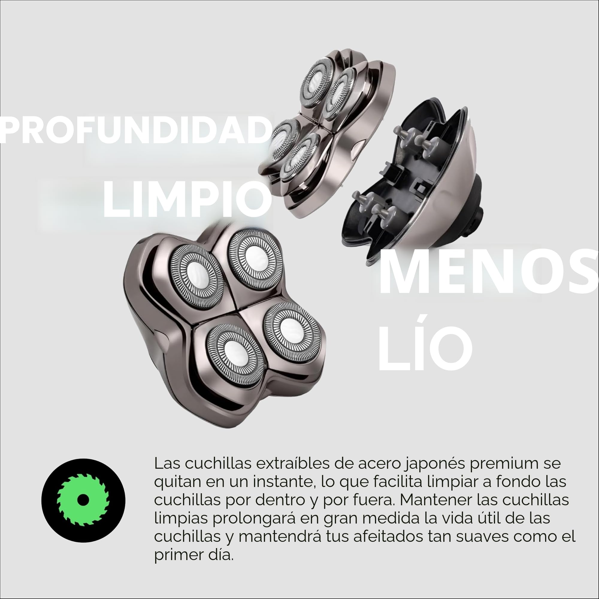 Skull Shaver Pitbull Silver Pro SX5 – Afeitadora para Cabeza y Rostro – Eléctrica para Hombre, Uso en Seco y Húmedo, Sin Cable, Resistente al Agua – Rendimiento Mejorado