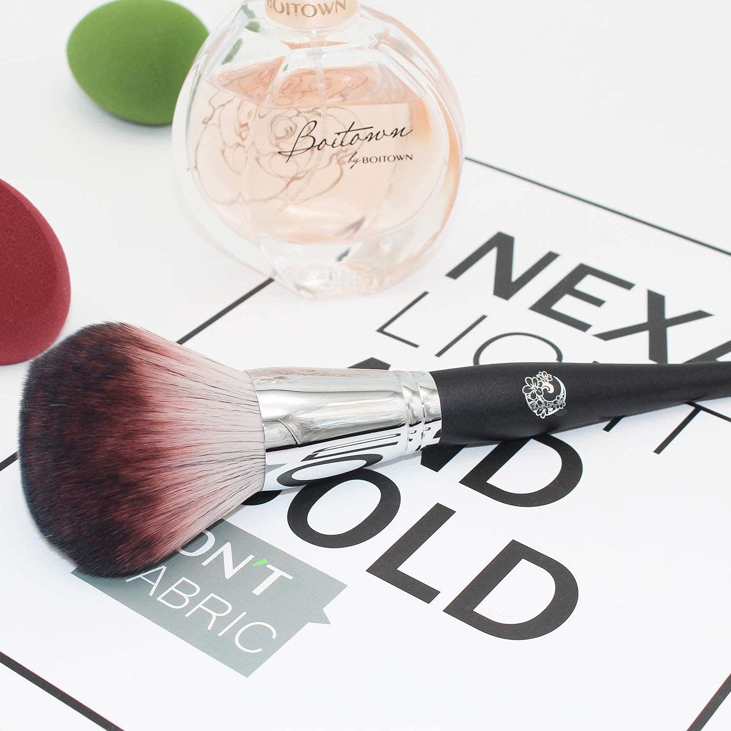 Powder Brush Kabuki Blush Bronzer Makeup Brush for Large Coverage Loose Mineral Powder Soft Fluffy Cruelty free ENERGY : Beauty & Personal Care