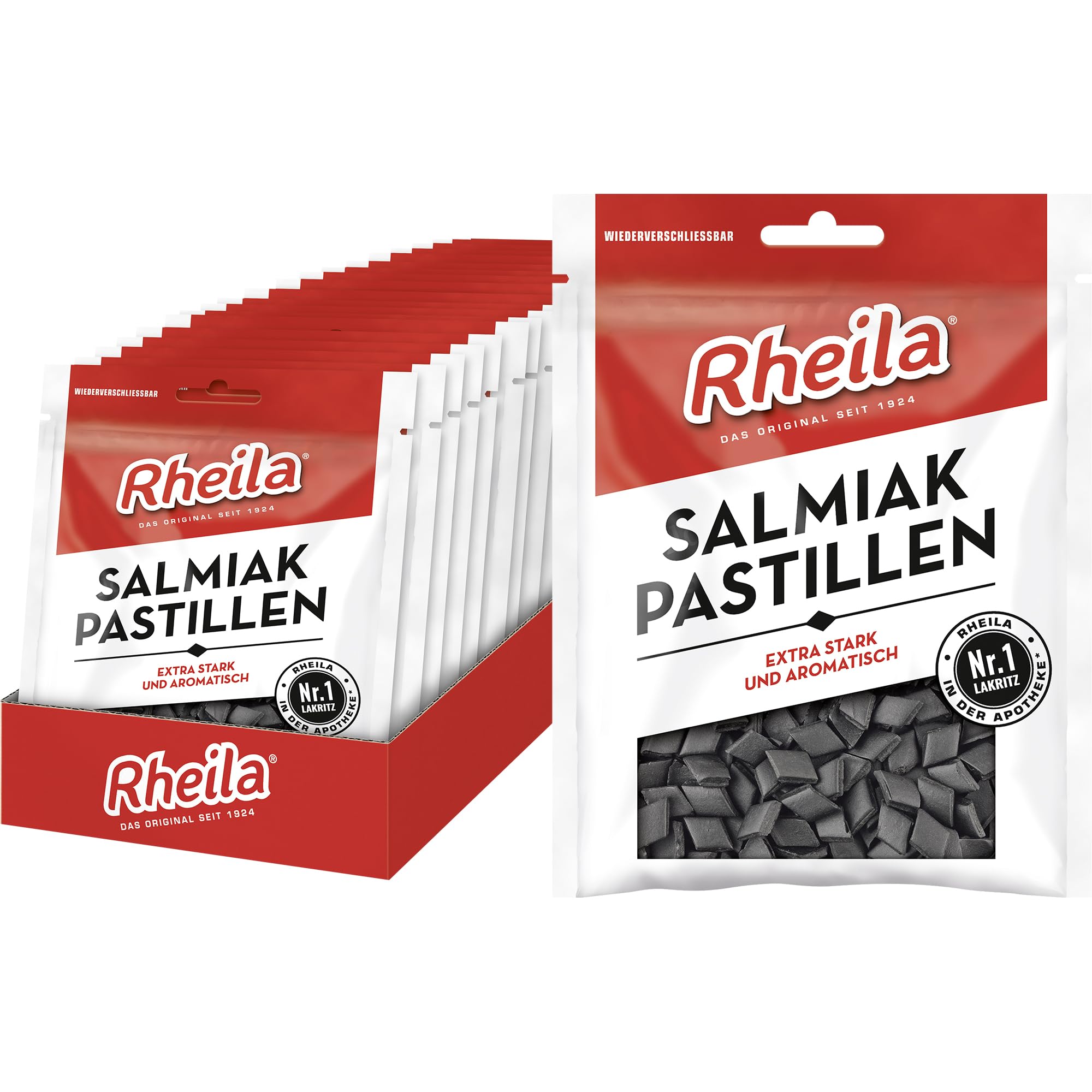 Rheila Salmiak - Pastiglie con zucchero, 1800 g
