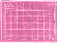 Base Para Corte De Mesa A2 Dupla Face Patchwork Artesanato (Rosa)