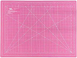 Base Para Corte De Mesa A2 Dupla Face Patchwork Artesanato (Rosa)