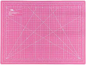 Base Para Corte De Mesa A2 Dupla Face Patchwork Artesanato (Rosa)