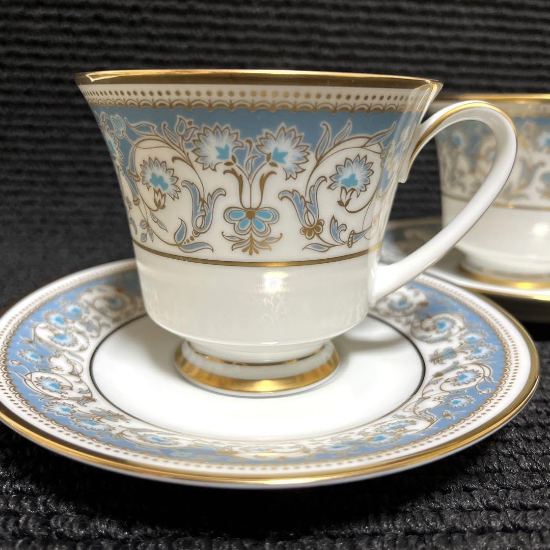 Amazon.co.jp: Noritake POLONAISE 廃盤 2客カップ&ソーサー : ホーム