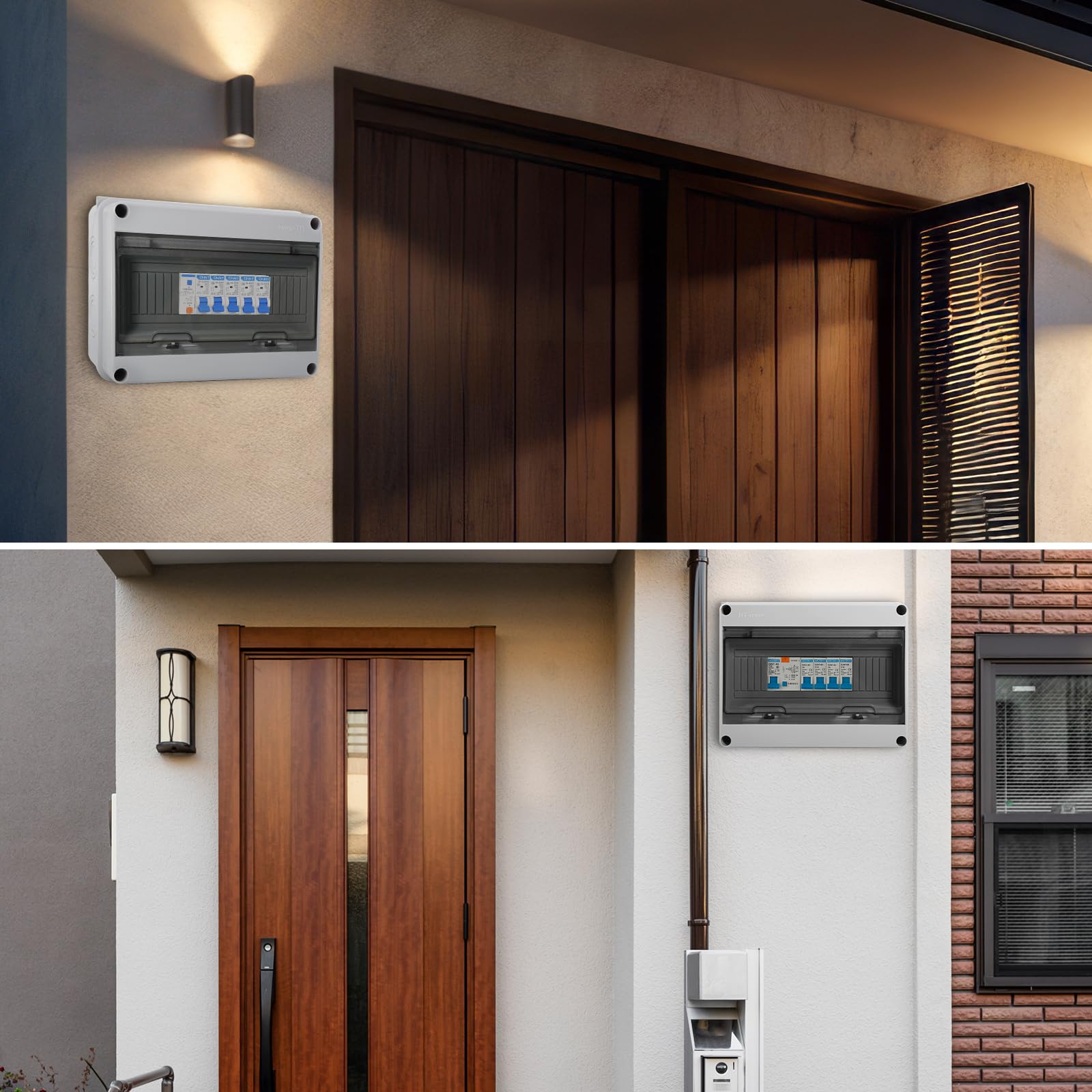 Scatola Elettrica Esterna IP65 | Per 12 Moduli | Impermeabile | Con Serratura | Per Giardino, Esterni - Foto 3