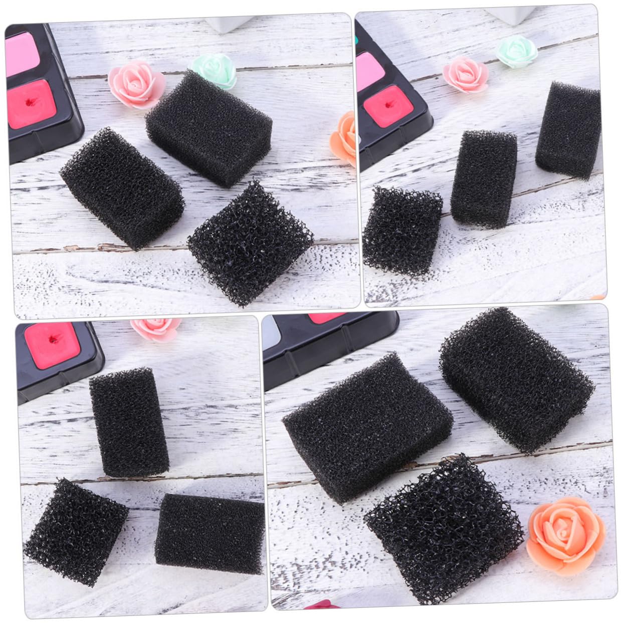 Didiseaon 28 Piezas esponja de efectos especiales maquillaje efectos halloween esponja facial para maquillaje halloween maquillaje maquilhagem halloween esponja de maquillaje esponja densa