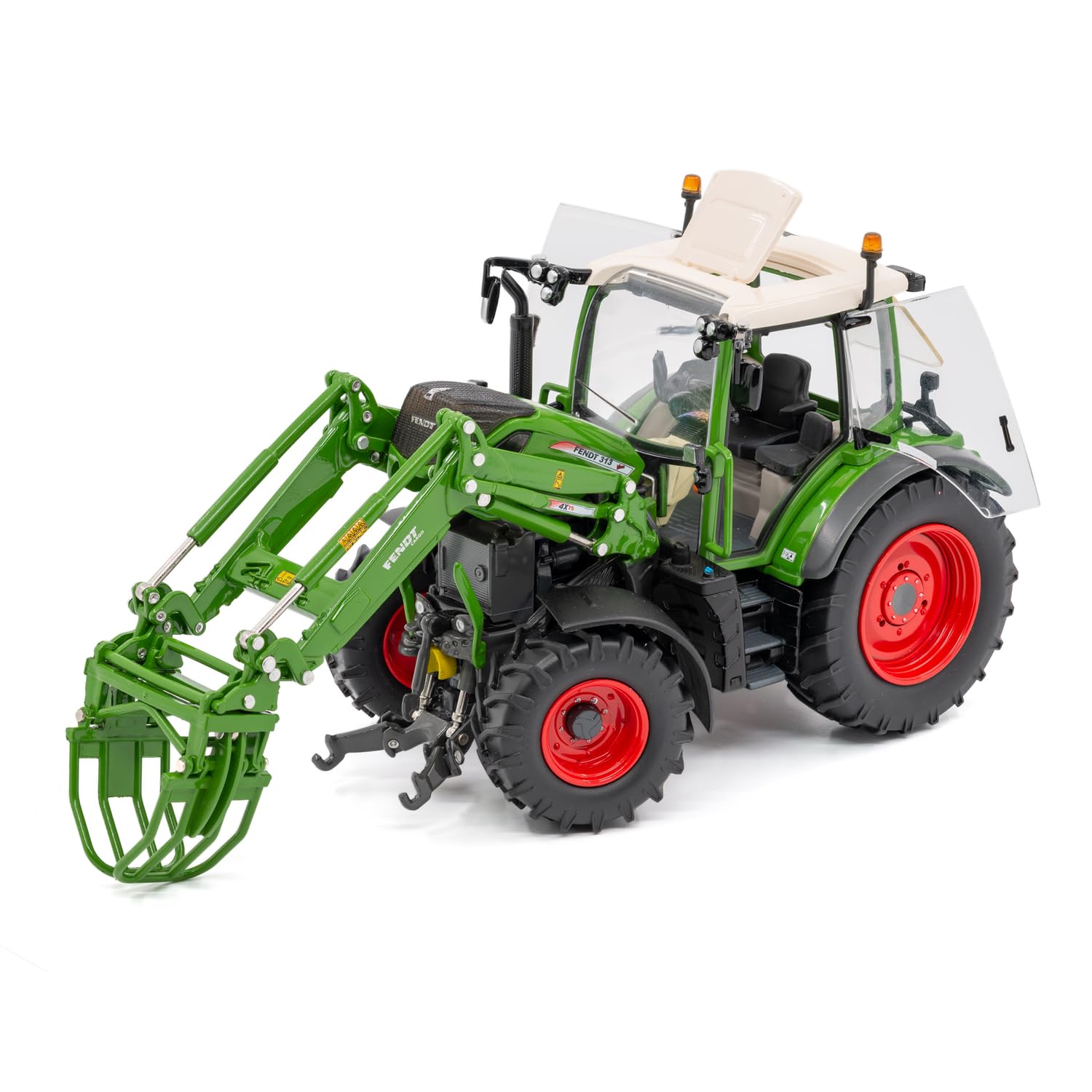 Fendt USK Scalemodels 10642 - Trattore Trattore agricolo 313 Vario FL, Caricatore Frontale, Scala 1:32, a Partire da 14 Anni