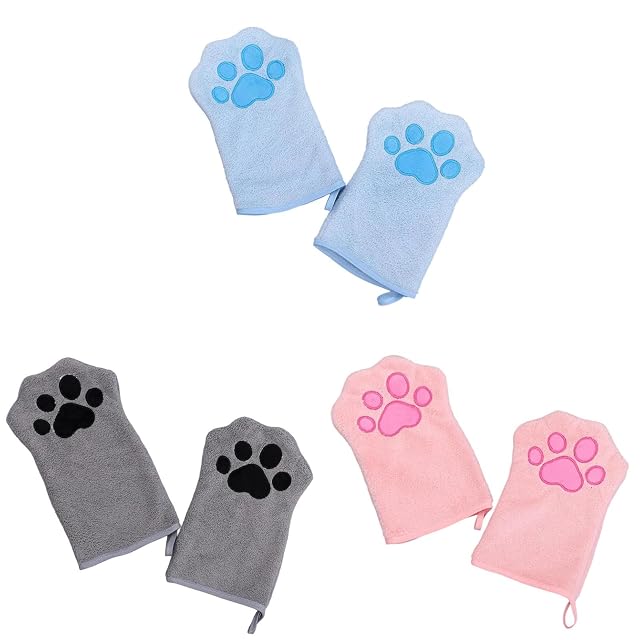 Foto 7 de 8 de Bireet Toalla suave y absorbente para perros pequeños a grandes, tela gruesa de secado rápido para colgar