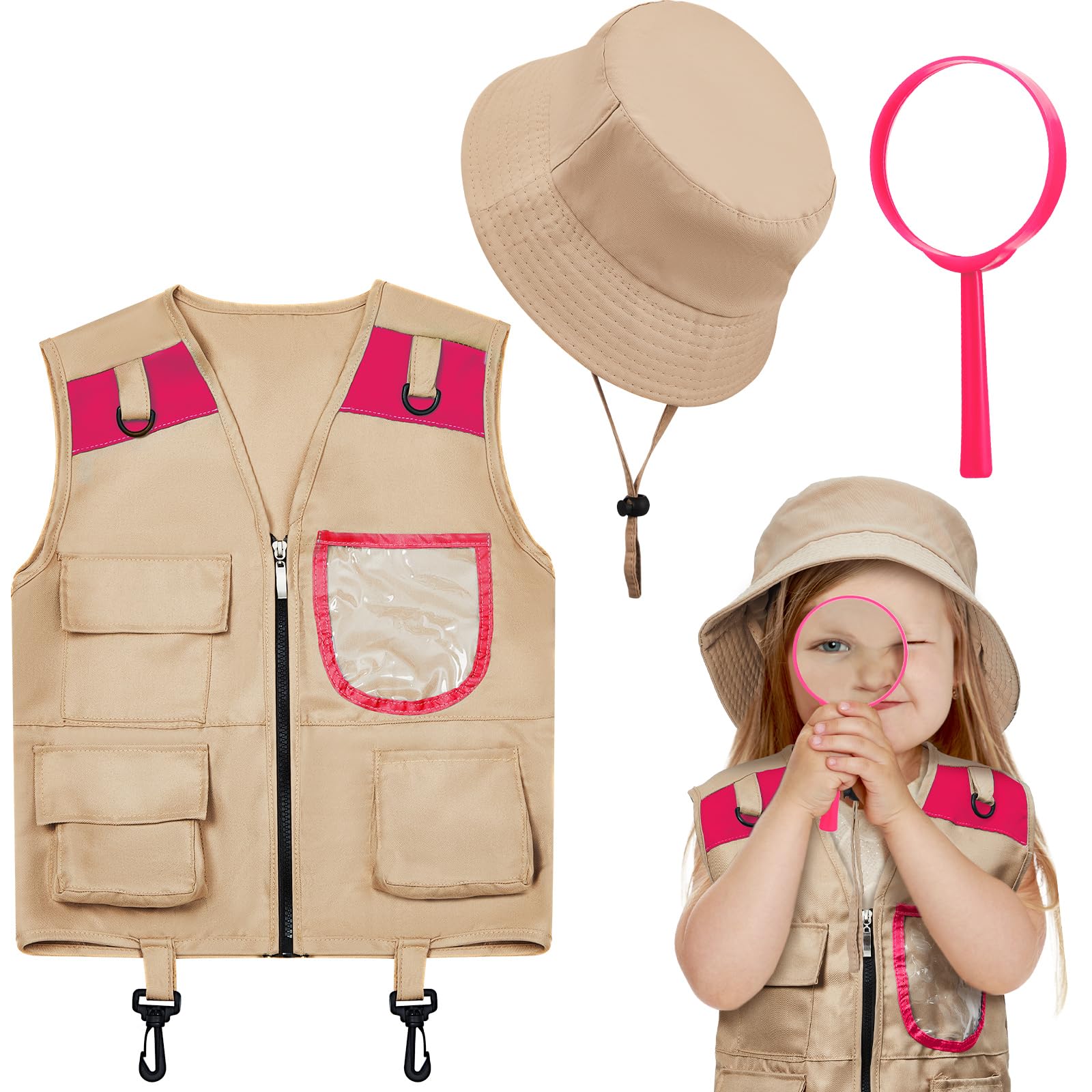 Ramede Kids Safari Explorer Costume Halloween Cosplay