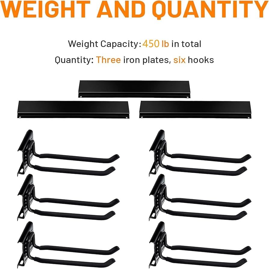 Ganta　Wall サンドバーラック Mサイズ ZXMT Gun Rack Wall Mount,Heavy Duty Steel Gun Rack for Wall