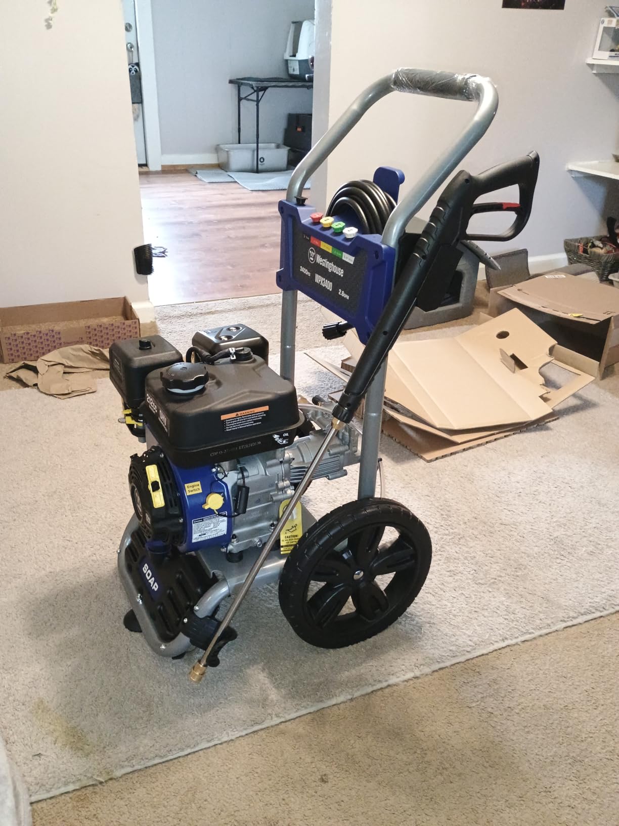 Pressure washer accessories including surface cleaner and turbo nozzle