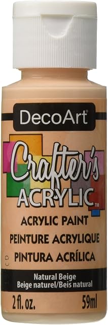 Deco Art Acrylic Paint, Natural Beige (Flesh), 59 ml (Pack of 1)