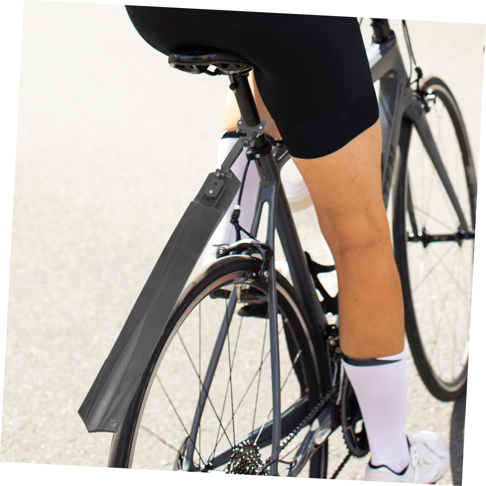 BESPORTBLE Garde-Boue Avant et arrière VTT Garde Boue vélo protecteurs Scooter décalcomanies de vélo de Montagne Garde-Boue Solide Garde-Boue Anti-éclaboussures Plastique Black