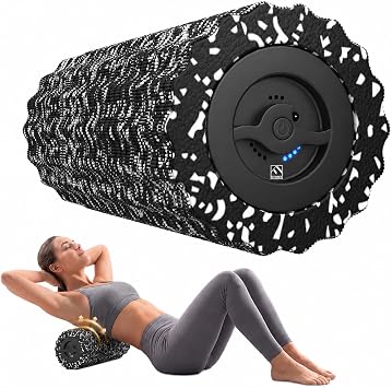 FITINDEX Vibrating Foam Roller for Exercise,4 Vibration Speeds,Rechargeable