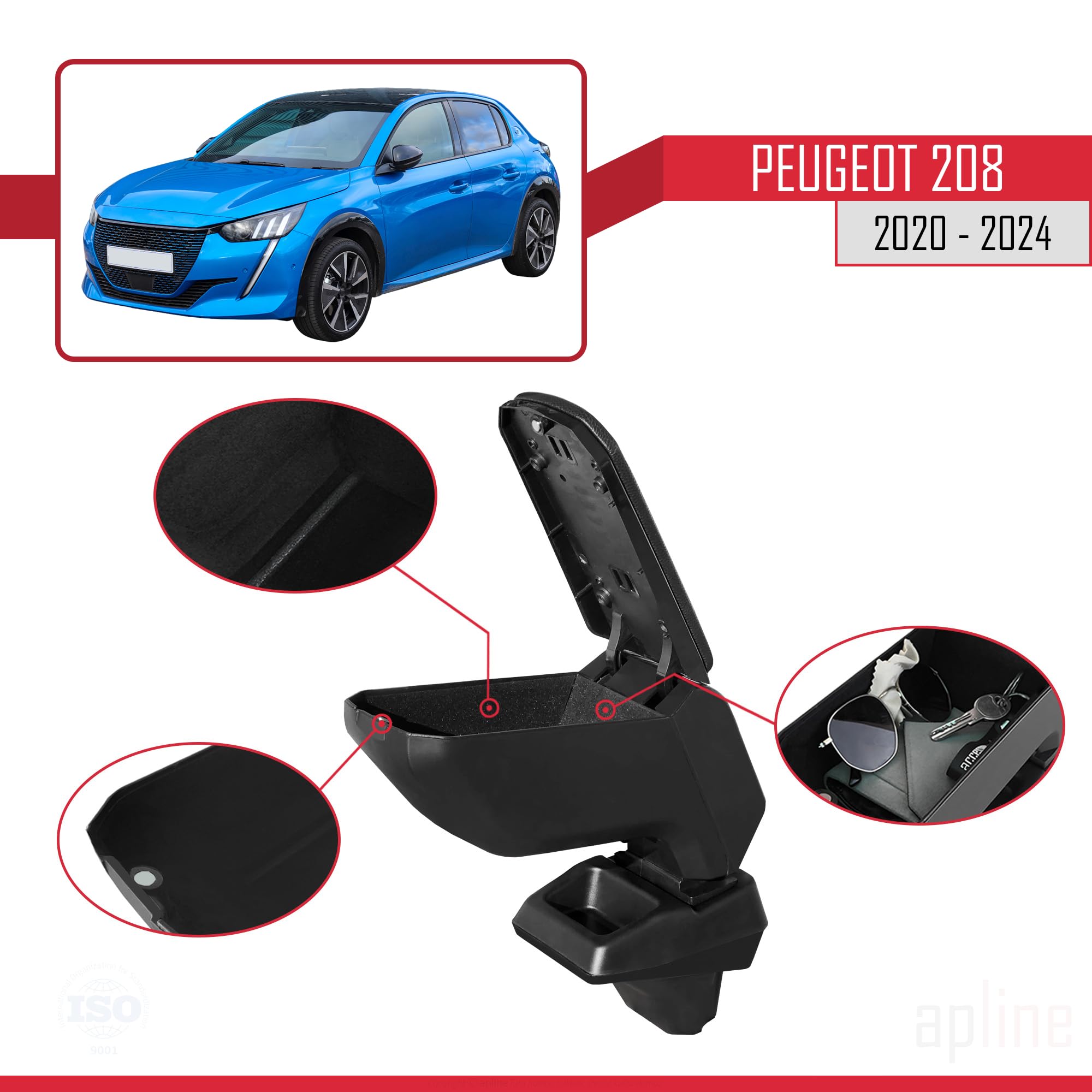 Accoudoir D'occasion Pour Peugeot 208 II (Phase 1) - Réf. 98257277ZD - Bon état