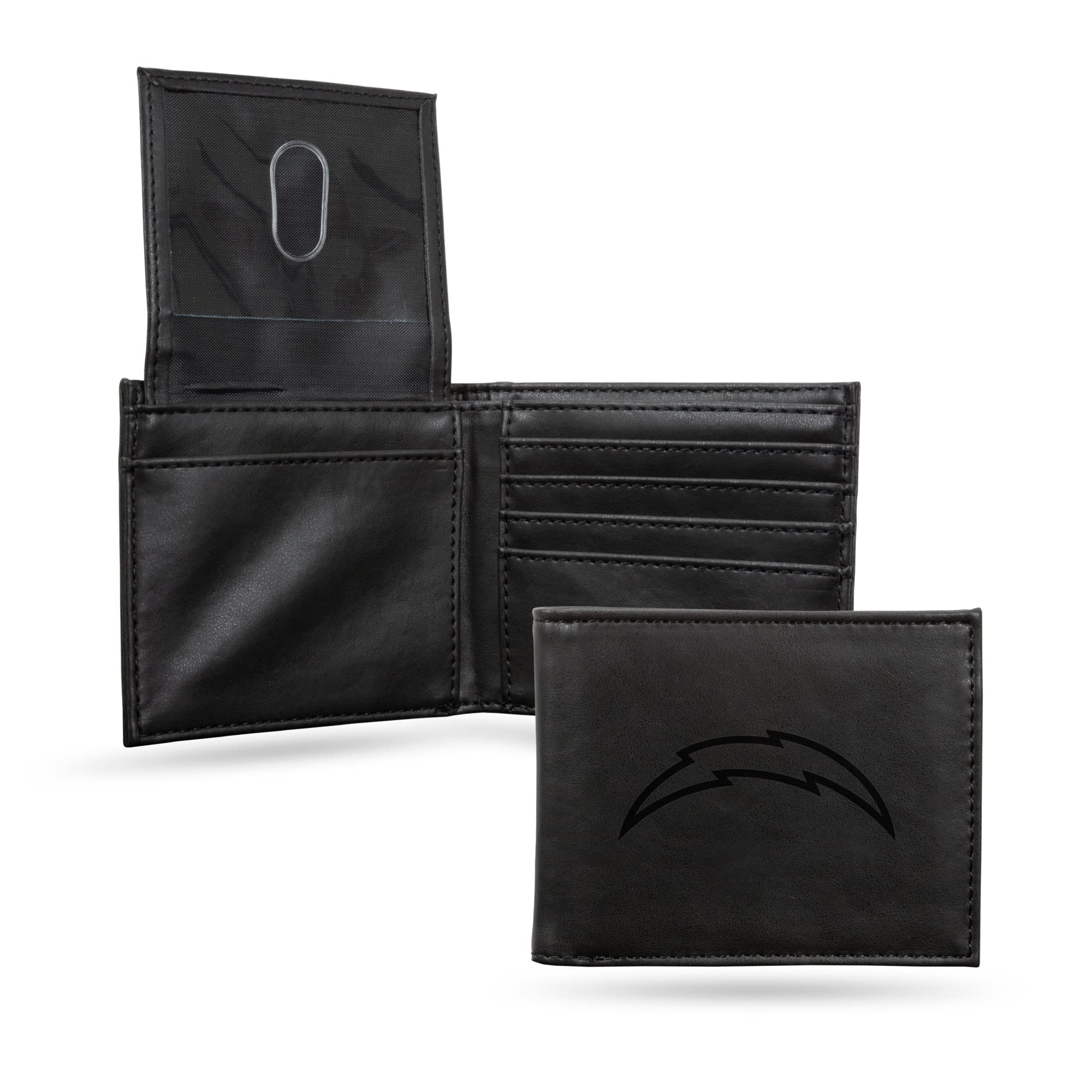 NFL Rico Industries Laser Engraved Billfold Wallet Laser Engraved Bill-fold Wallet - Slim Design - Great Gift