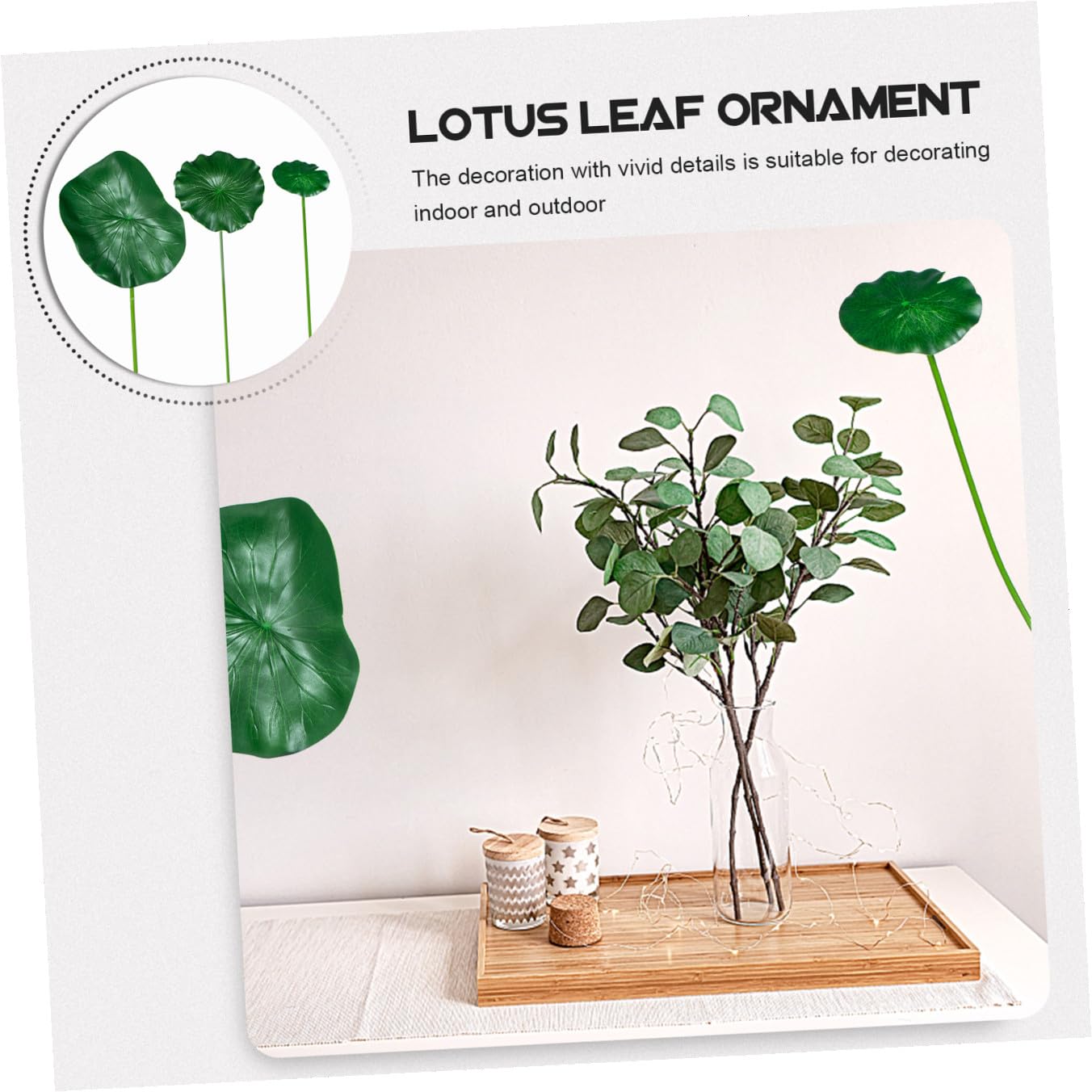 Decorazione e Decorazioni con Altre Piante Acquatiche Galleggiante a Forma di Foglia di Loto Realistica in Eva Verde Set per Ambienti Pubblici per Laghetti e Piscine