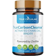 Gut Detox & Liver Cleanse - Organic Activated Charcoal Capsules with Clinoptilolite Zeolite Binder - TrueCarbonCleanseTM Carbon Supplement - 60 Bamboo Charcoal Pills - Vegan, Non-Toxic, Gluten Free 3