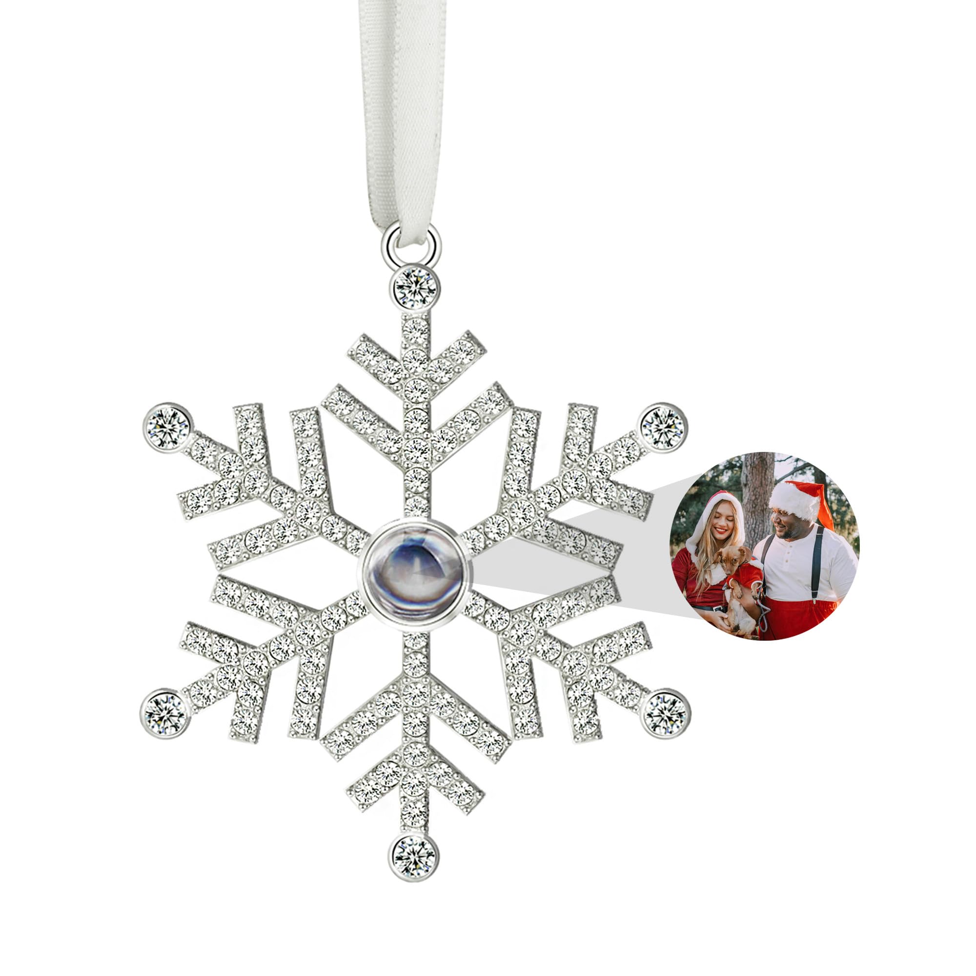 308pcs Ornements Arbre De Noël Avec Trou - Flocons De Neige Pendentifs Bois Pour DIY Et Décoration Sapin