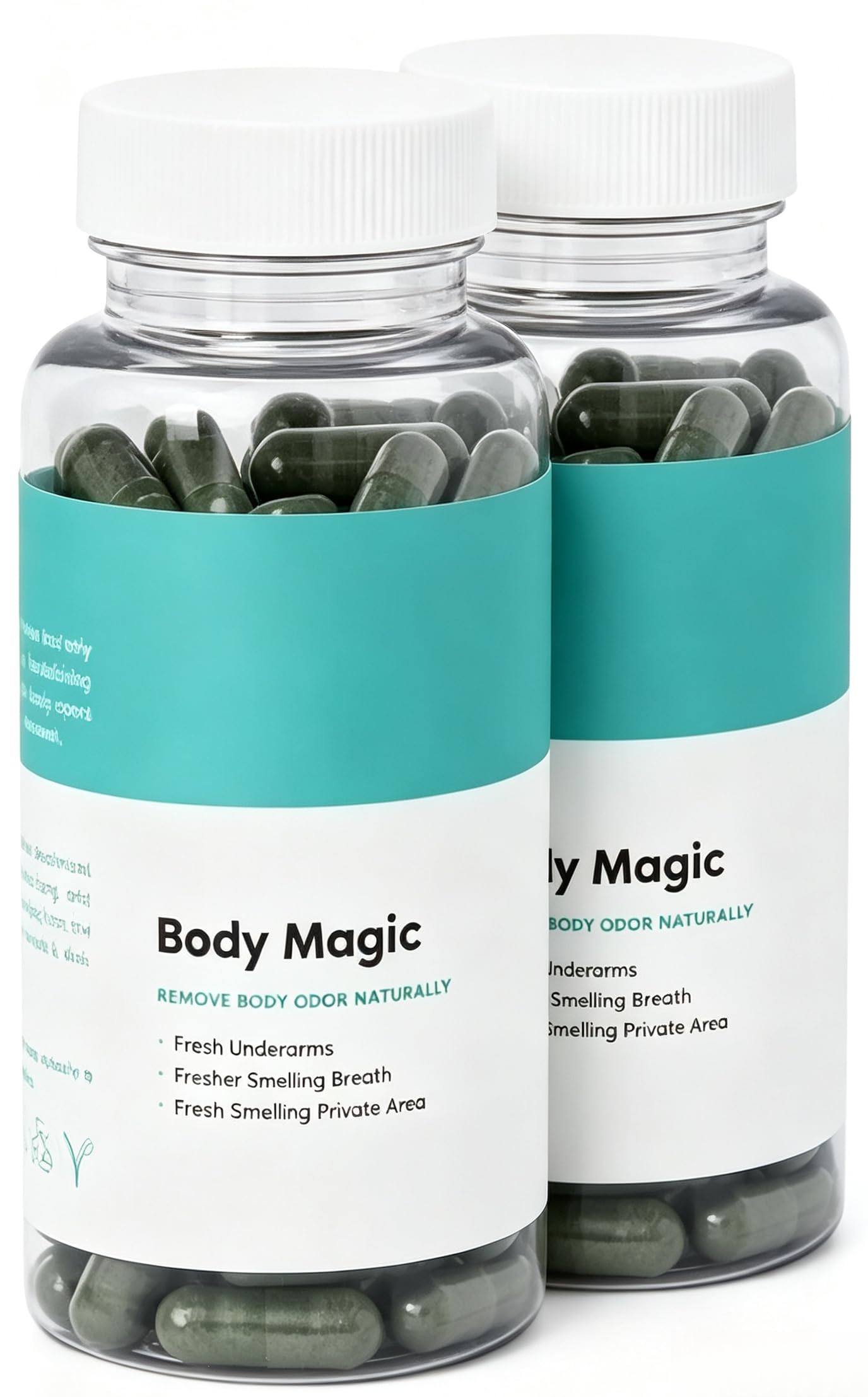 Chlorophyll,Entfernt auf natürliche Weise Gerüche,Detox,2 Stück