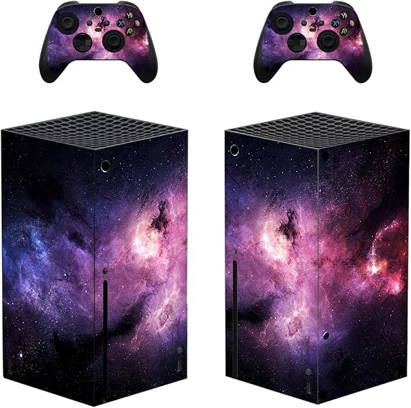 DolDer Pellicola protettiva adesiva per console Xbox Series X e 2 controller dualshock, 0383 - 2