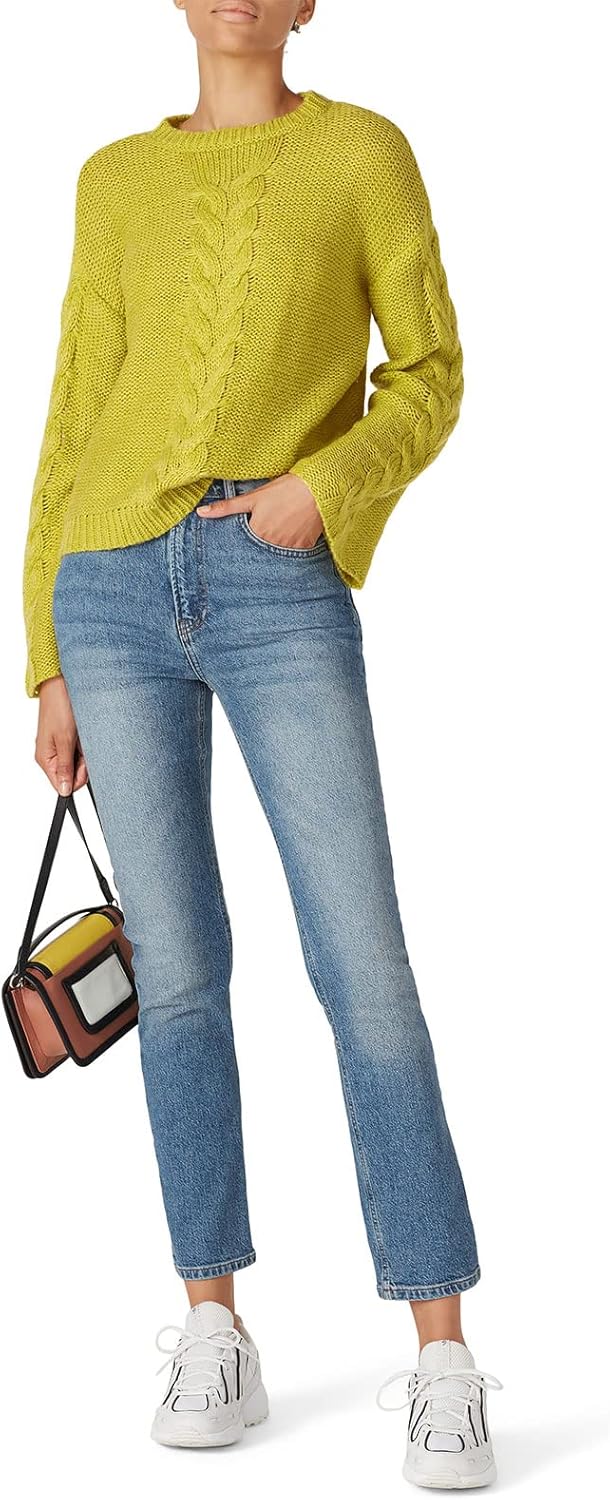 Rent The Runway Pre-Loved Long Sleeve Cable Knit Sweater - Image 2