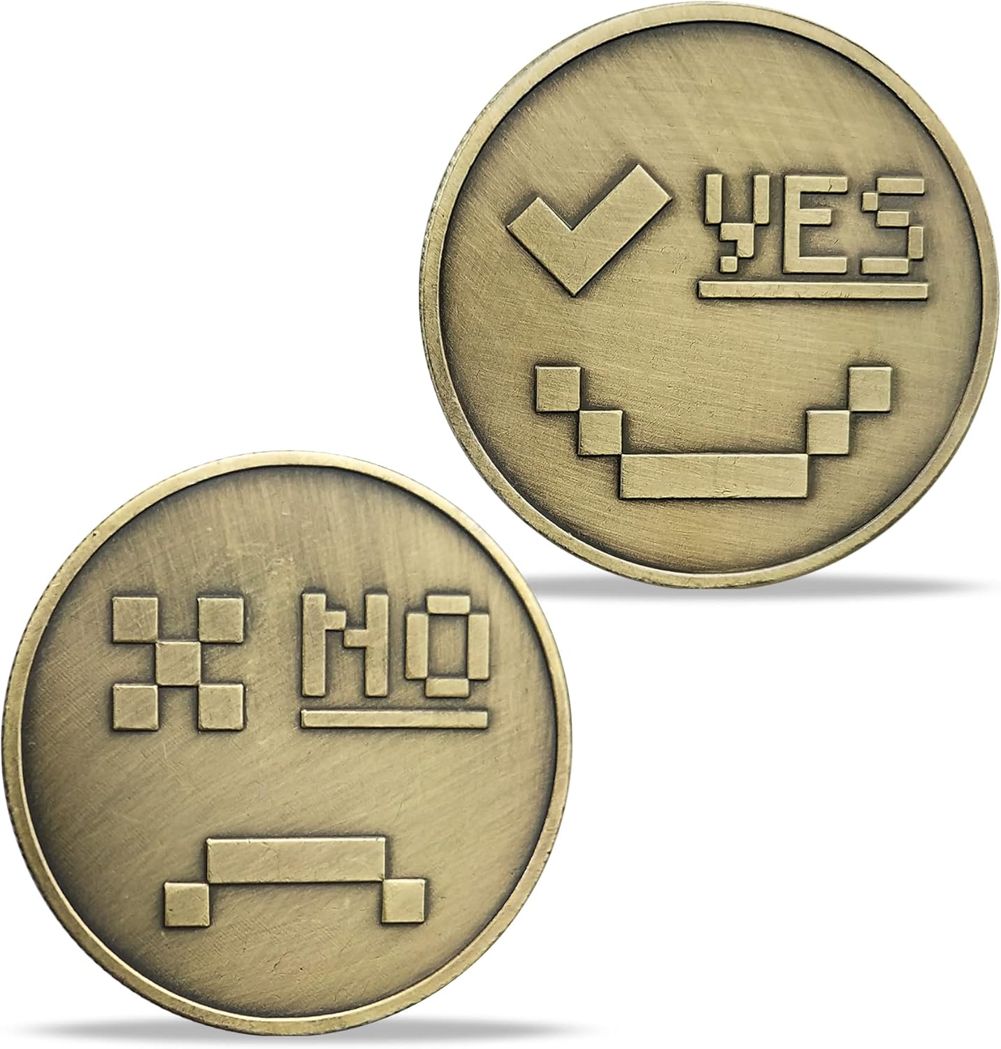 Asshole Coin Yes No Coin Challenge Coin Decision Maker Coins Divination  Gold Color – Esoterica Yes No Challenge Coin Decision Maker Divination Coin  Holder