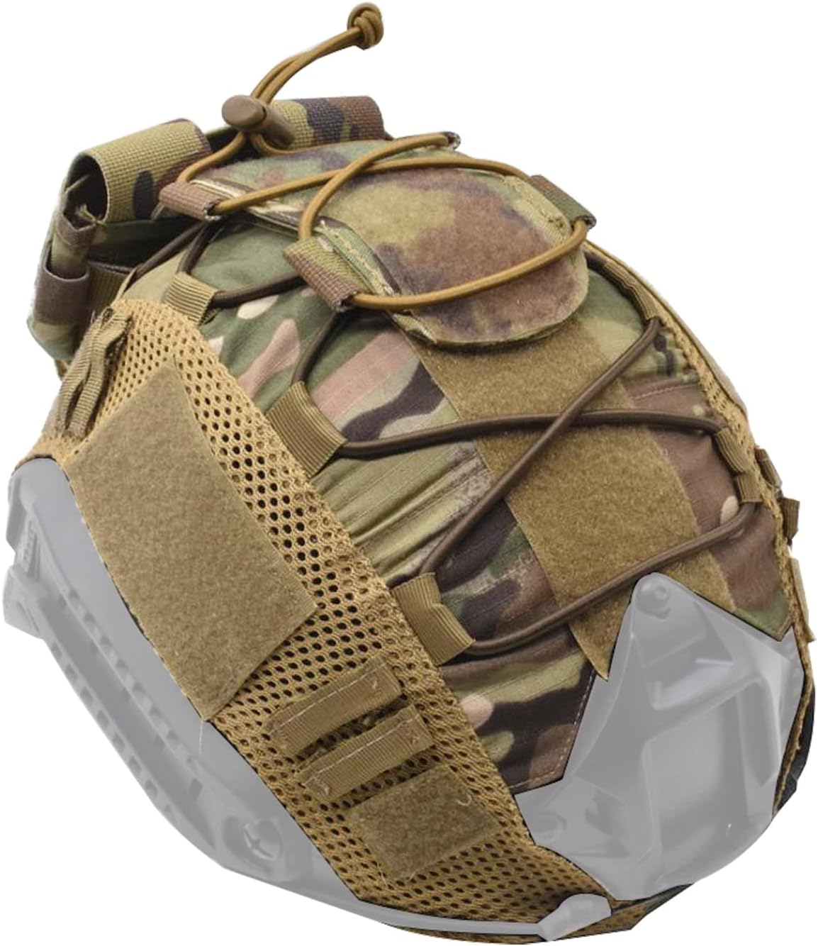 Tactical Fast Helmet Cover and Battery Pouch Counterweight Pouch Fit Size M/L Fast PJ BJ MH Helmet