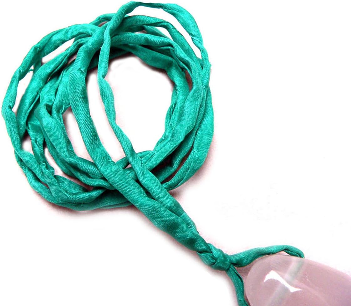 Ulrike Schmitt Andenopal Anhänger - Blau-Grün Kristall - Rohstein - Mit Echtsilberöse