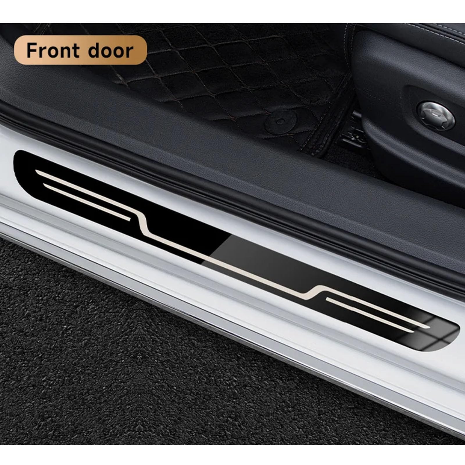 4 sztuki listwy progowe do VW Golf VII 2012-2020