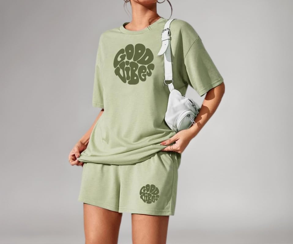 Women Cotton Night Suit Top & Shorts Set | Loose Fit Printed Nightwear Co Ord Set Stylish Western | Soft Breathable Sleepwear Shorts with Pocket for Women