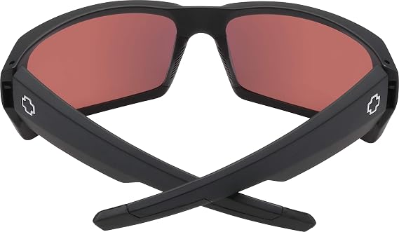 Spy Optic General | Wrap Sunglasses (Black - Happy Rose w/Silver Spectra Mirror)