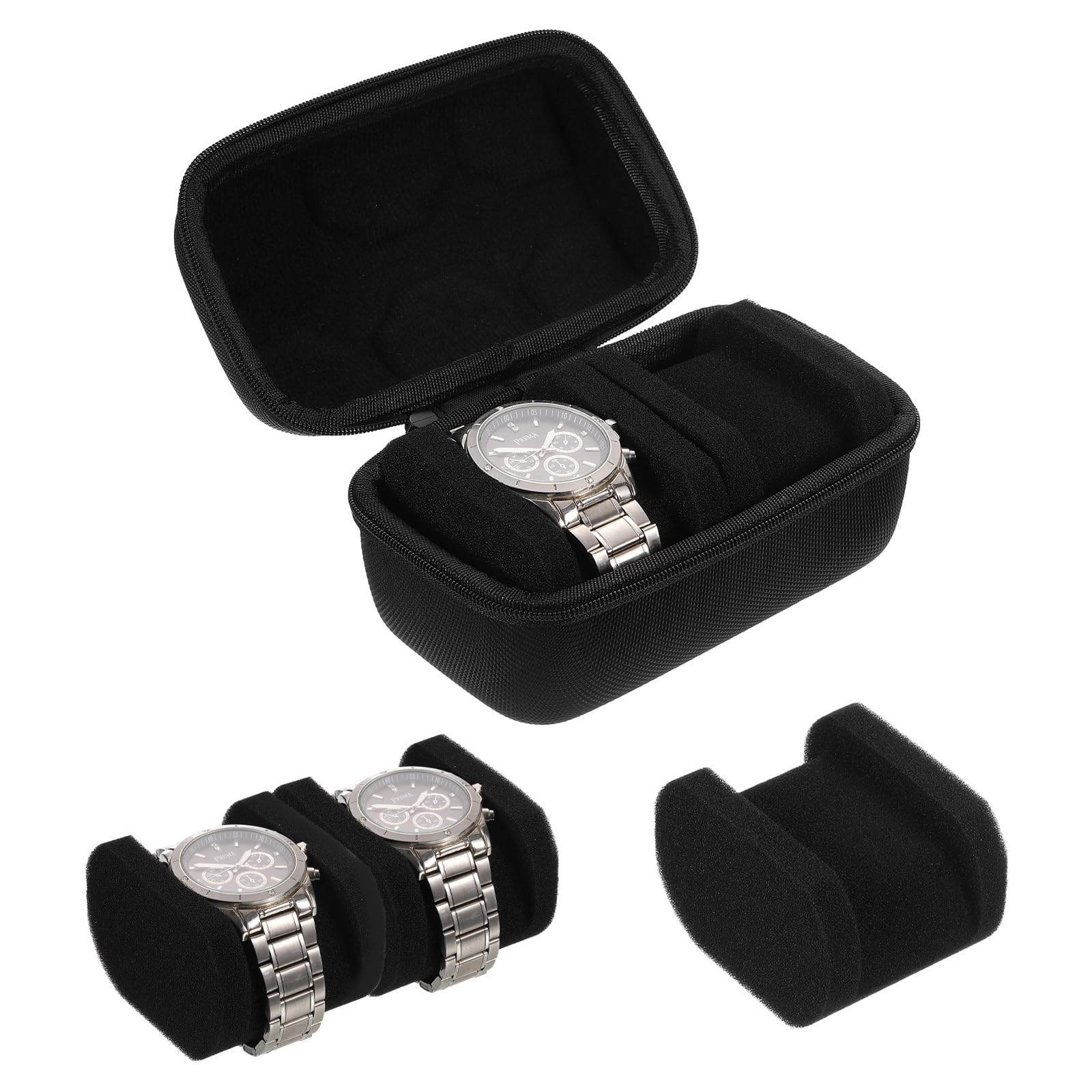 Boîte de rangement pour montre rigide uxcell idéale pour les déplacements