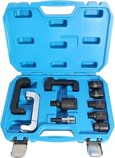 10Pcs Diesel Fuel Injector Removal Tool Extractor Puller Kit with 3pc pull out claws 12mm 13mm 16mm