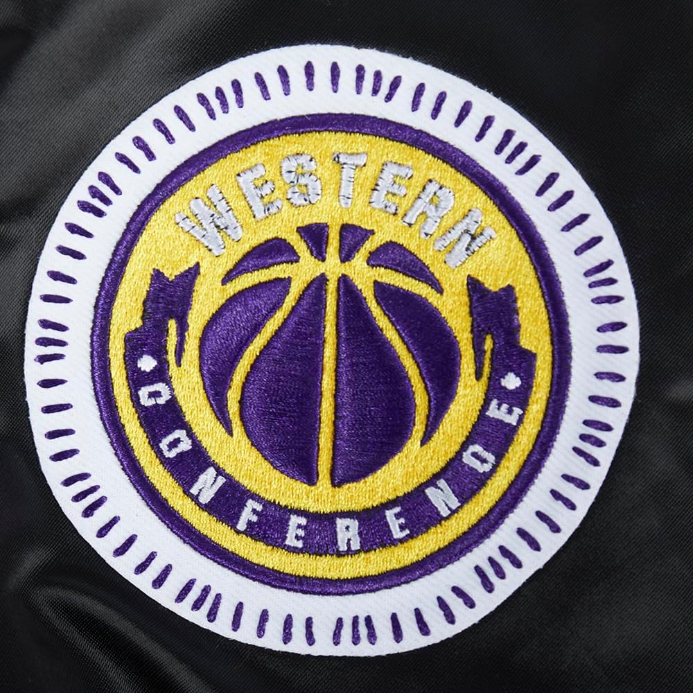 PRO STANDARD Mens NBA DIY Pick Stitch Satin Jacket - Image 7