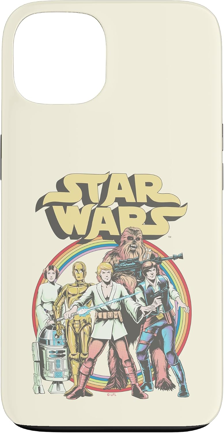 iPhone 14 Plus Star Wars Retro Cartoon Group Shot Case