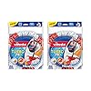 Vileda Turbo 2in1 Spin Mop Refill, Pack of 2 Turbo 2in1 Mop Head Replacements, Fits All Turbo Mops, Authentic Mop Head, Red, 16.5 x 30 x 22 cm